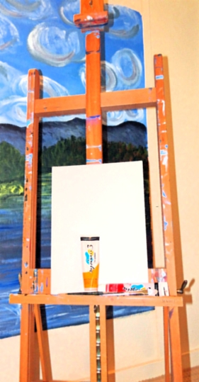 Becky's easel